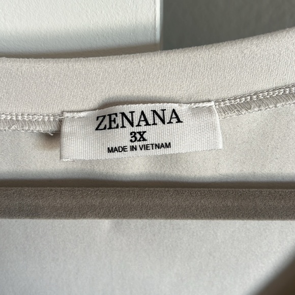 Elegant Cream Women's Top - Picture 2 of 7